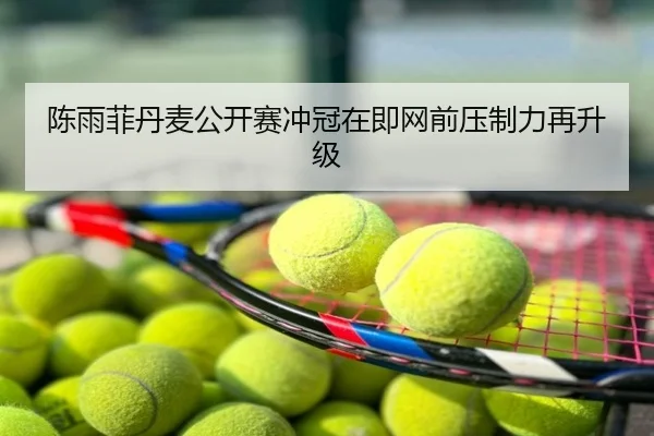 陈雨菲丹麦公开赛冲冠在即网前压制力再升级